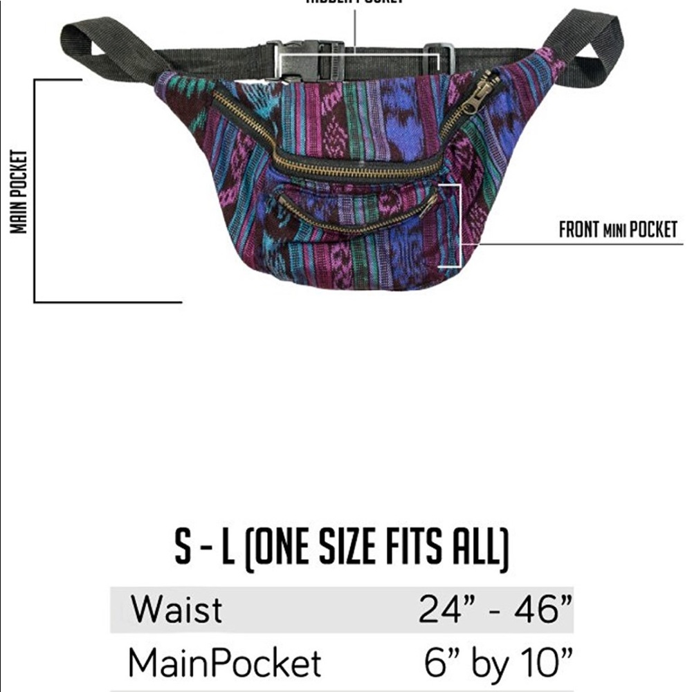 Host Pic Taco Tuesday Fiesta Fanny Pack Bag - Picture 5 of 7